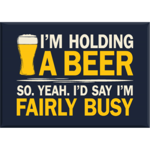 JBM-198 Holding a Beer