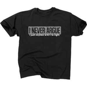 T-1086 Never Argue