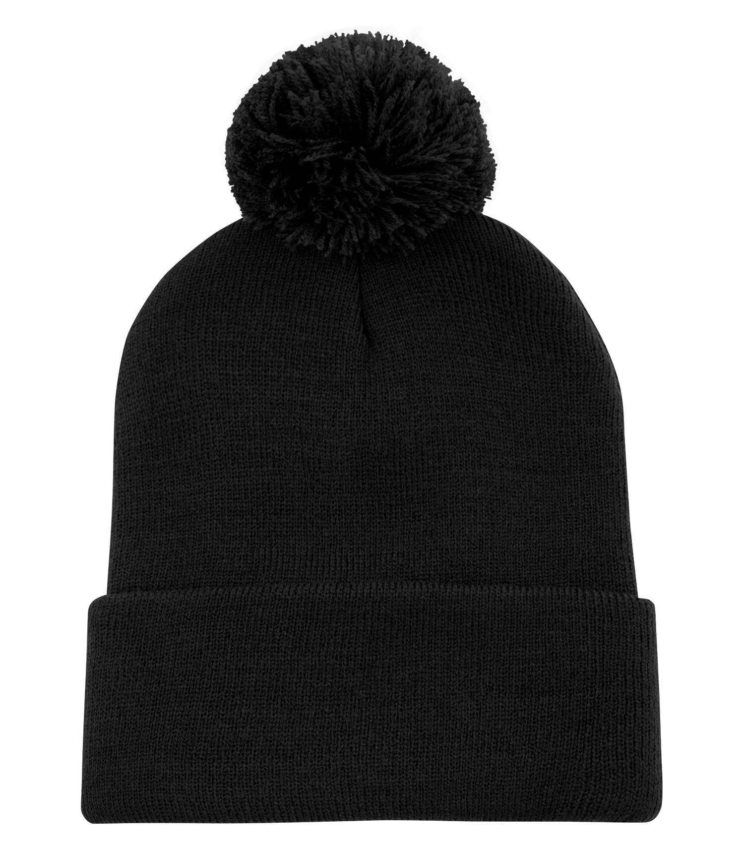 ATC? EVERYDAY POM POM CUFF TOQUE (C1202)