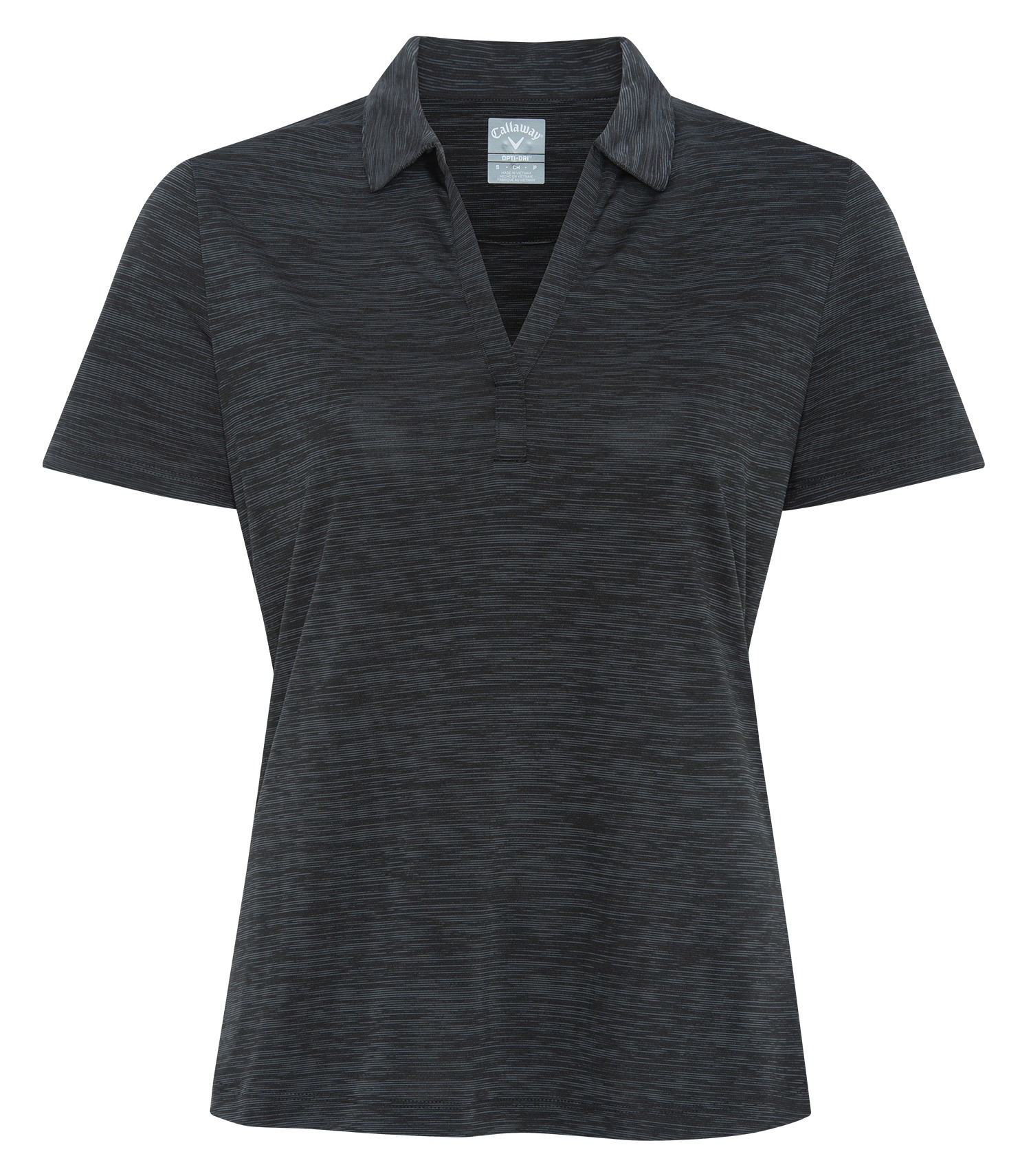 CALLAWAY BROKEN STRIPE TEXTURE LADIES' POLO (CGW751)