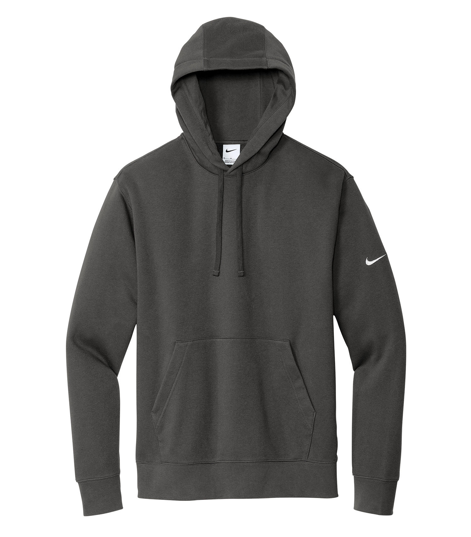 NIKE CLUB FLEECE SLEEVE SWOOSH PULLOVER HOODIE (DR1499)