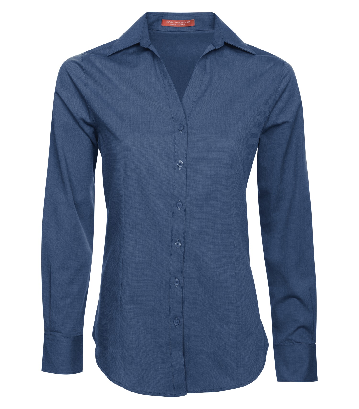 COAL HARBOUR? TEXTURED CROSSHATCH WOVEN LADIES' SHIRT (L6004)