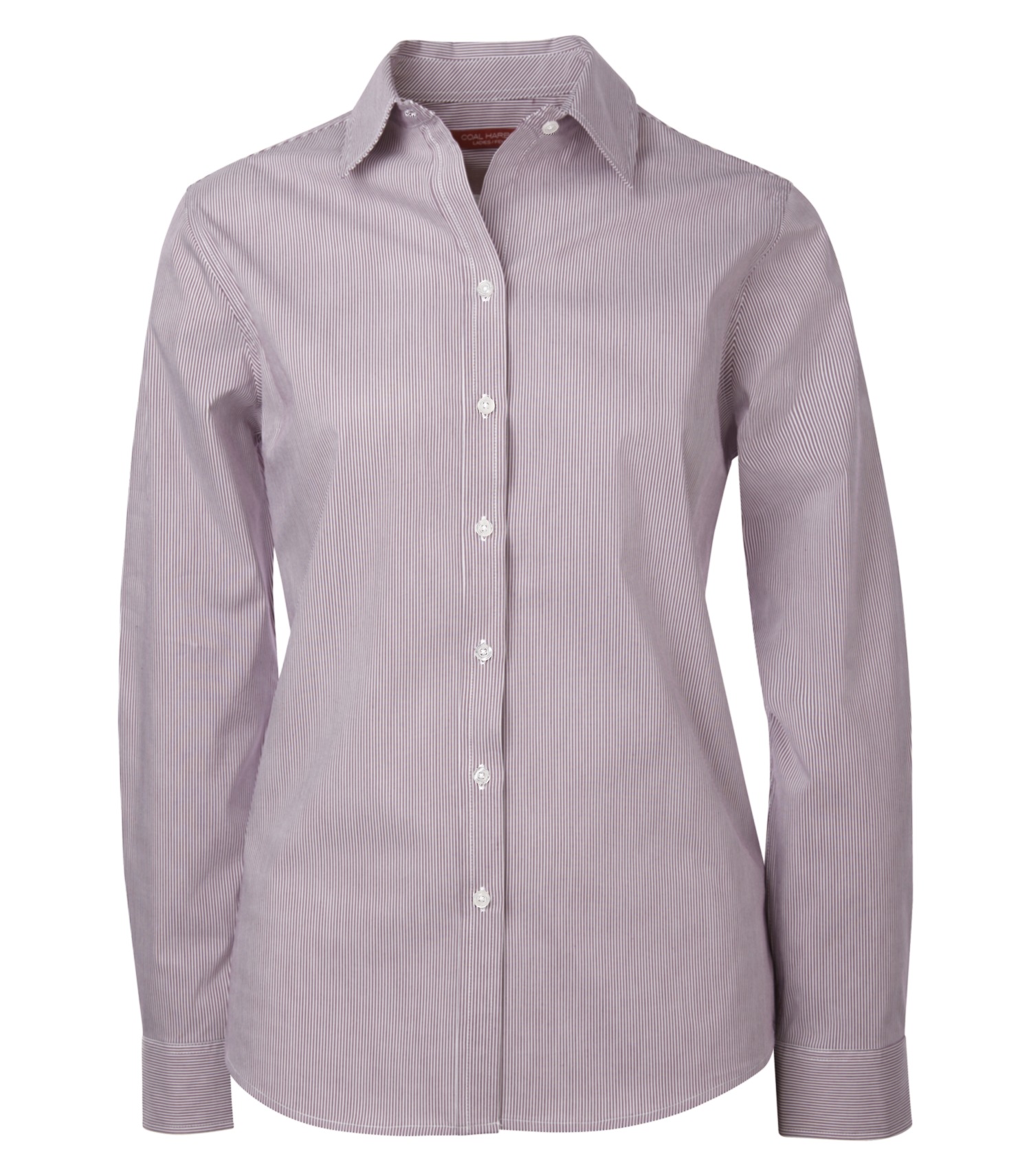 COAL HARBOUR? MINI STRIPE STRETCH WOVEN LADIES' SHIRT (L6006)