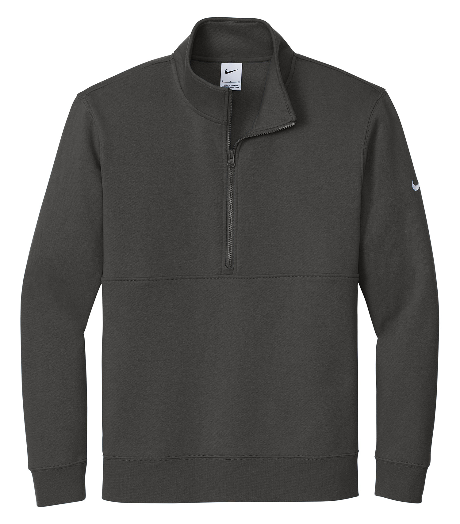 NIKE CLUB FLEECE SLEEVE SWOOSH 1/2 ZIP (NKDX6718)