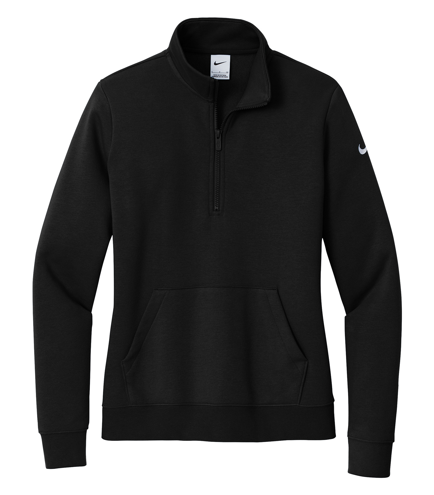 NIKE CLUB FLEECE SLEEVE SWOOSH LADIES' 1/2 ZIP (NKDX6720)