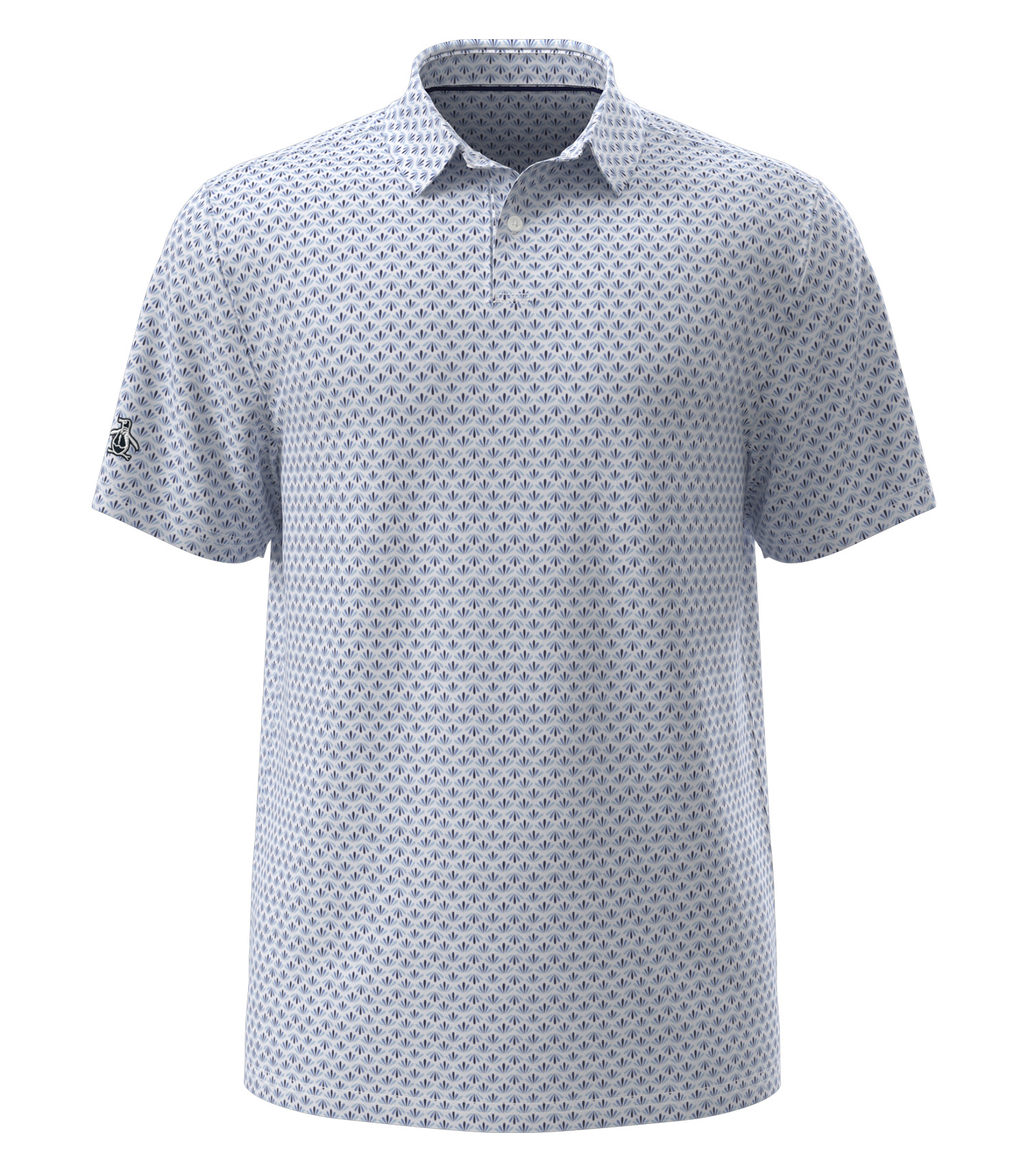 ORIGINAL PENGUIN? RETRO GEO PRINT POLO (OGM105)