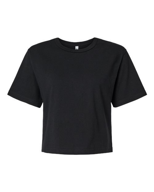 AMERICAN APPAREL WOMEN'S FINE JERSEY MID-LENGTH BOXY TEE (102)