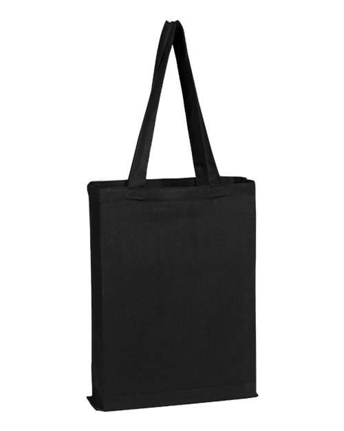 Q-TEES CANVAS GUSSET PROMOTIONAL TOTE (Q800GS)