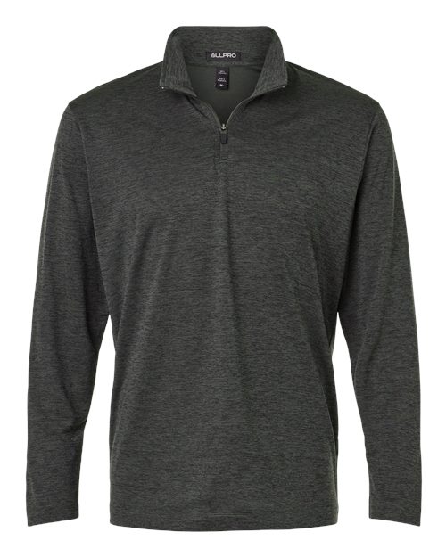 ALLPRO MEN'S PRO-LOCK PERFORMANCE M?LANGE QUARTER-ZIP PULLOVER (4HM700)
