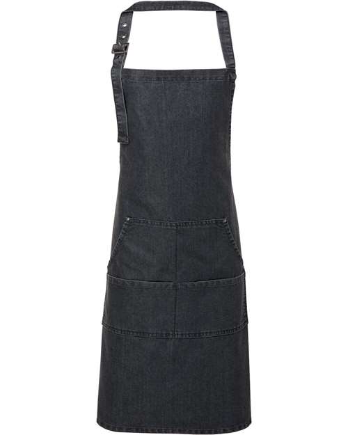 ARTISAN COLLECTION BY REPRIME JEANS STITCH DENIM BIB APRON (RP126)