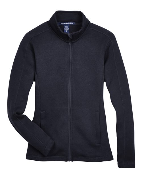 DEVON & JONES WOMEN'S BRISTOL FULL-ZIP SWEATER FLEECE JACKET (DG793W)