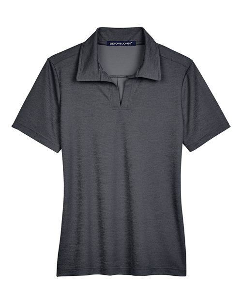 DEVON & JONES WOMEN'S CROWNLUX PERFORMANCE??ADDRESS MELANGE POLO (DG22W)