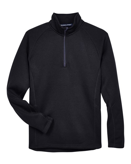 DEVON & JONES UNISEX BRISTOL SWEATER FLEECE QUARTER-ZIP PULLOVER (DG792)