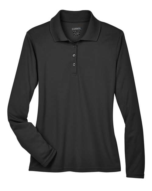 CORE365 WOMEN'S PINNACLE PERFORMANCE LONG SLEEVE PIQU? POLO (78192)
