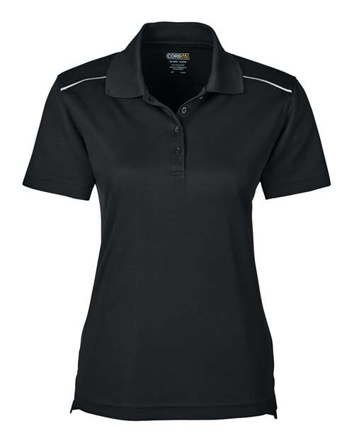CORE365 WOMEN'S RADIANT PERFORMANCE PIQU? POLO WITH REFLECTIVE PIPING (78181R)