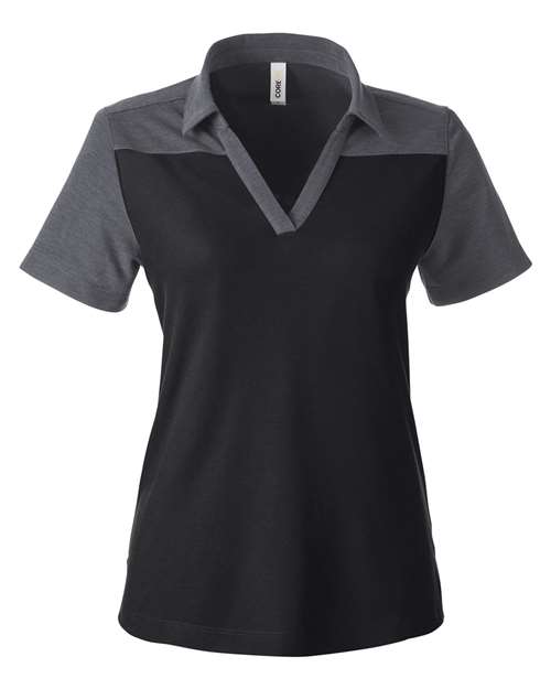 CORE365 WOMEN'S FUSION CHROMASOFT? COLORBLOCK POLO (CE112CW)