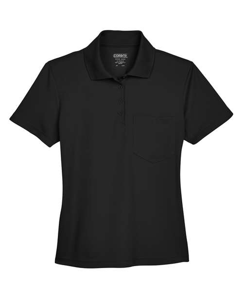 CORE365 WOMEN'S ORIGIN PERFORMANCE PIQU? POLO WITH POCKET (78181P)