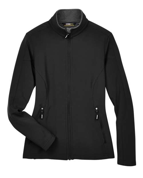 CORE365 WOMEN'S CRUISE TWO-LAYER FLEECE BONDED SOFT SHELL JACKET (78184)