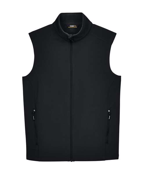CORE365 MEN'S CRUISE TWO-LAYER FLEECE BONDED SOFT SHELL VEST (CE701)