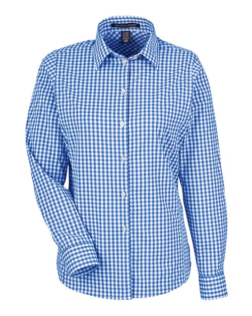DEVON & JONES WOMEN'S CROWNLUX PERFORMANCE? GINGHAM DRESS SHIRT (DG536W)