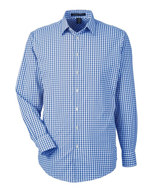 DEVON & JONES MEN'S CROWNLUX PERFORMANCE? GINGHAM DRESS SHIRT (DG536)