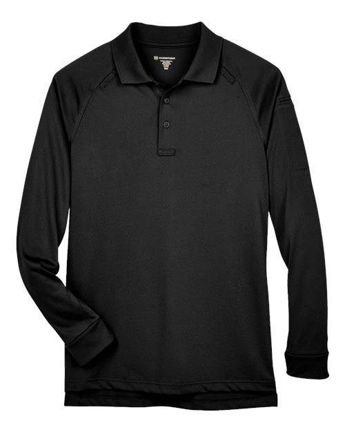 HARRITON MEN'S ADVANTAGE LONG SLEEVE TACTICAL POLO (M211L)