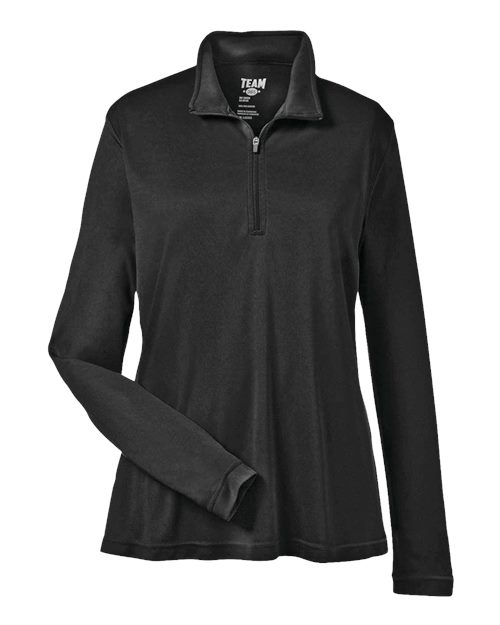 TEAM 365 WOMEN'S ZONE PERFORMANCE QUARTER-ZIP PULLOVER (TT31W)