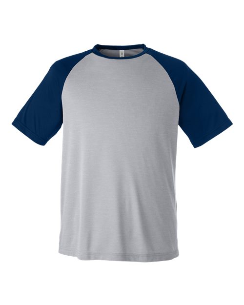 TEAM 365 UNISEX ZONE COLORBLOCK RAGLAN T-SHIRT (TT62)