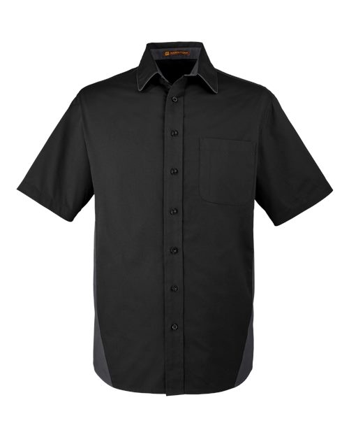 HARRITON MEN'S FLASH IL COLORBLOCK SHIRT (M586)