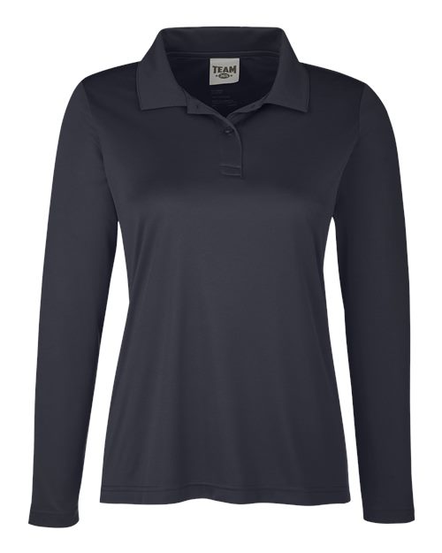 TEAM 365 WOMEN'S ZONE PERFORMANCE LONG SLEEVE POLO (TT51LW)