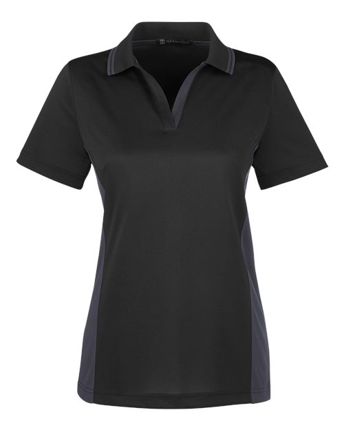 HARRITON WOMEN'S FLASH SNAG PROTECTION PLUS IL COLORBLOCK POLO (M386W)