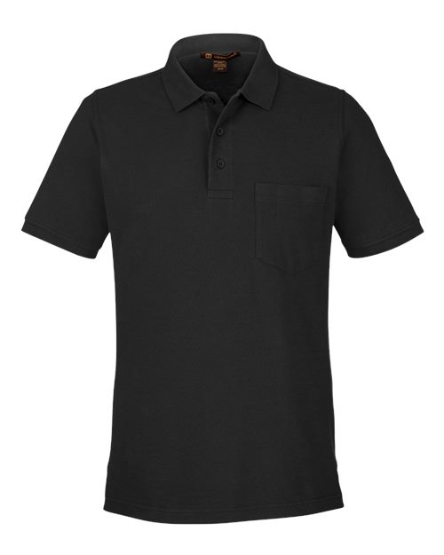 HARRITON MEN'S VALIANT COTTON SNAG PROTECT POCKET POLO (M205P)