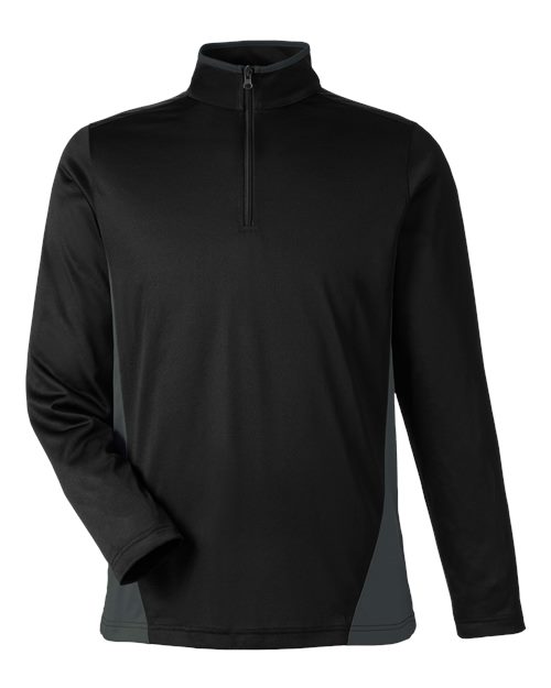 HARRITON MEN'S FLASH SNAG PROTECTION PLUS IL COLORBLOCK QUARTER-ZIP PULLOVER (M786)