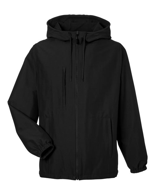 HARRITON UNISEX FLEX TWILL HOODED JACKET (M73)