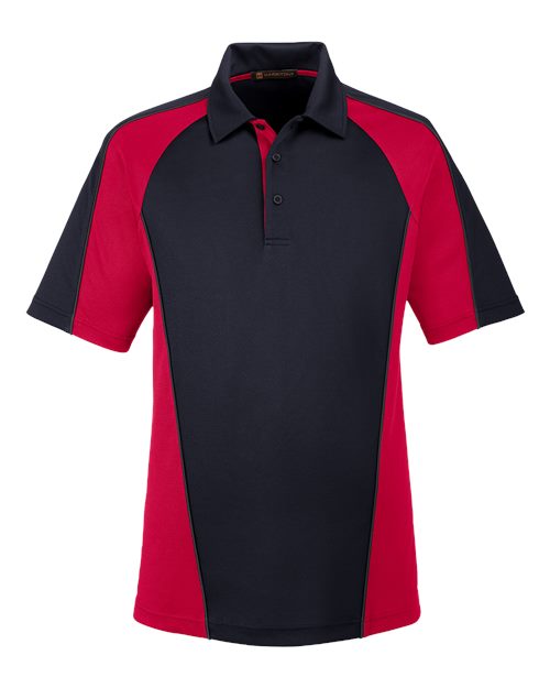 HARRITON MEN'S ADVANTAGE SNAG PROTECTION PLUS IL COLORBLOCK POLO (M385)