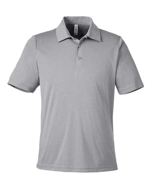 TEAM 365 MEN'S ZONE SONIC HEATHER PERFORMANCE POLO (TT51H)
