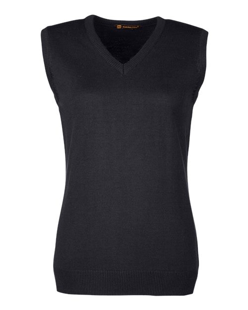 HARRITON WOMEN'S PILBLOC? V-NECK SWEATER VEST (M415W)