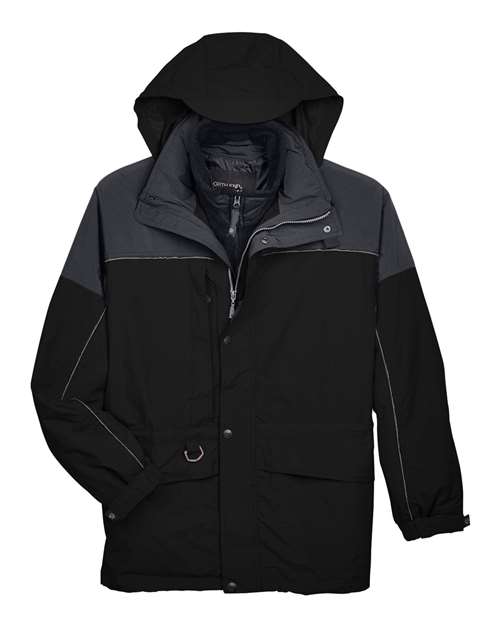 NORTH END MEN'S 3-IN-1 TWO-TONE PARKA (88006)