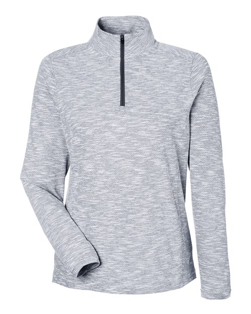 NORTH END WOMEN'S ECLIPSE JACQUARD QUARTER-ZIP PULLOVER (NE415W)