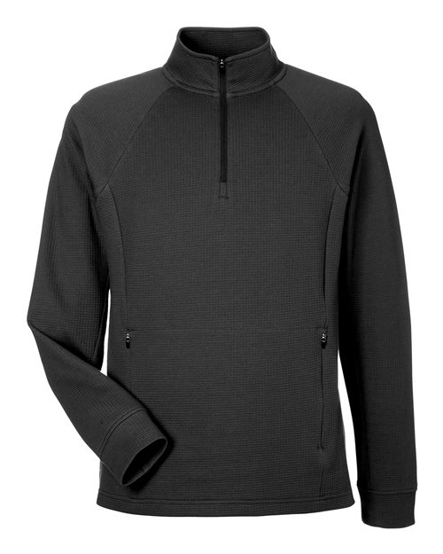 NORTH END MEN'S RHYTHM WAFFLE QUARTER-ZIP PULLOVER (NE200 (North End))