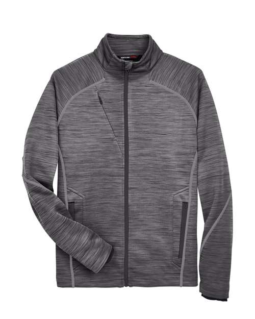NORTH END MEN'S FLUX M?LANGE BONDED FLEECE JACKET (88697)