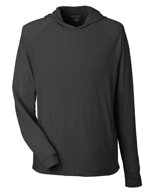 NORTH END UNISEX JAQ STRETCH PERFORMANCE HOODED LONG SLEEVE T-SHIRT (NE105)