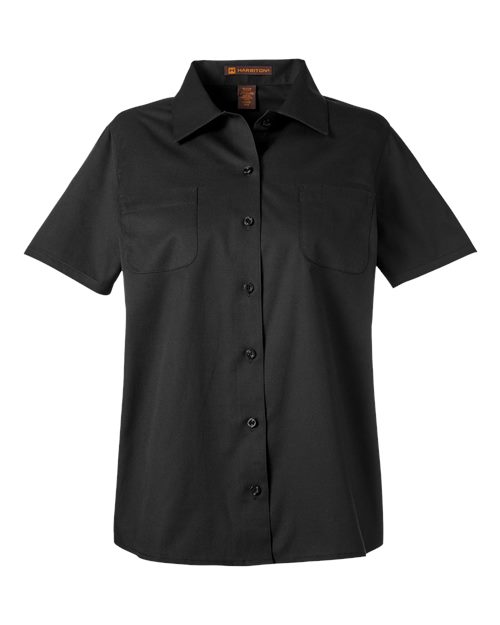 HARRITON WOMEN'S ADVANTAGE IL SHORT SLEEVE DRESS SHIRT (M585W)