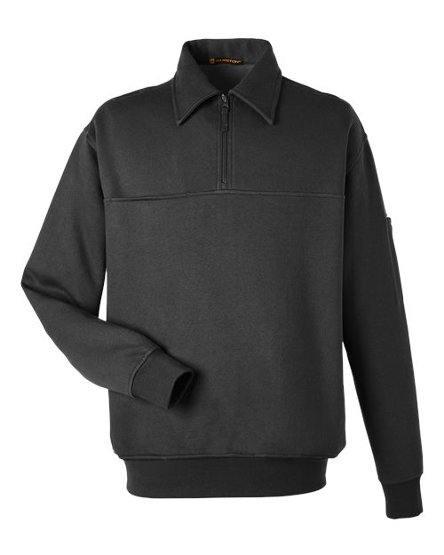 HARRITON UNISEX CLIMABLOC? HEAVYWEIGHT TACTICAL QUARTER-ZIP PULLOVER (M712)