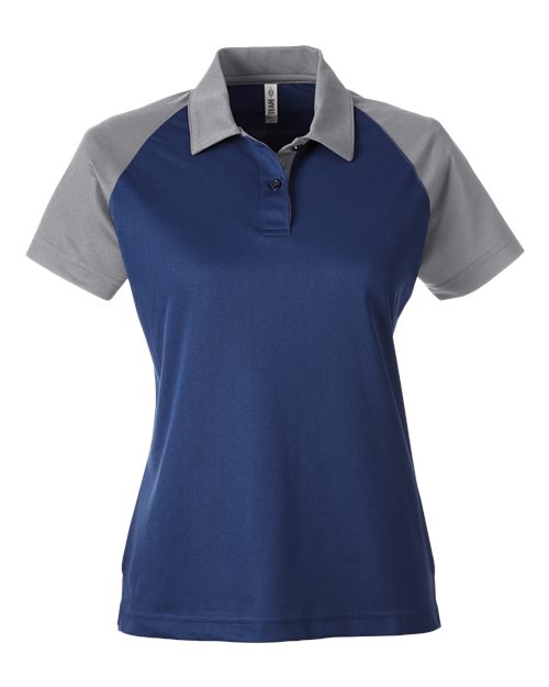 TEAM 365 WOMEN'S COMMAND SNAG-PROTECTION COLORBLOCK POLO (TT21CW)