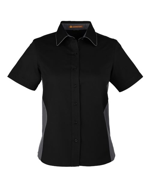 HARRITON WOMEN'S FLASH IL COLORBLOCK SHIRT (M586W)