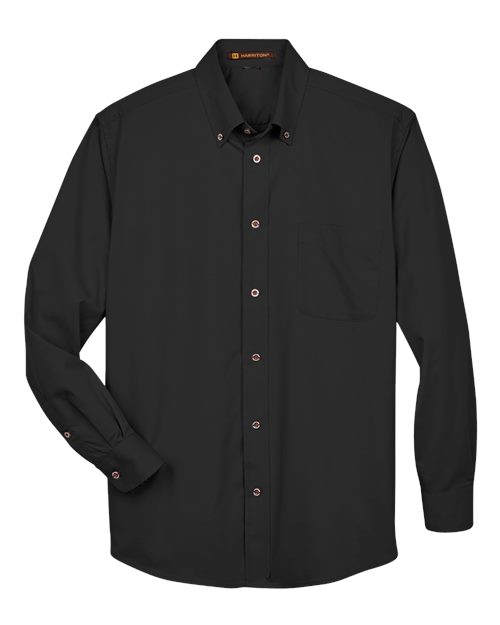 HARRITON MEN'S TALL EASY BLEND? TWILL DRESS SHIRT (M500T)