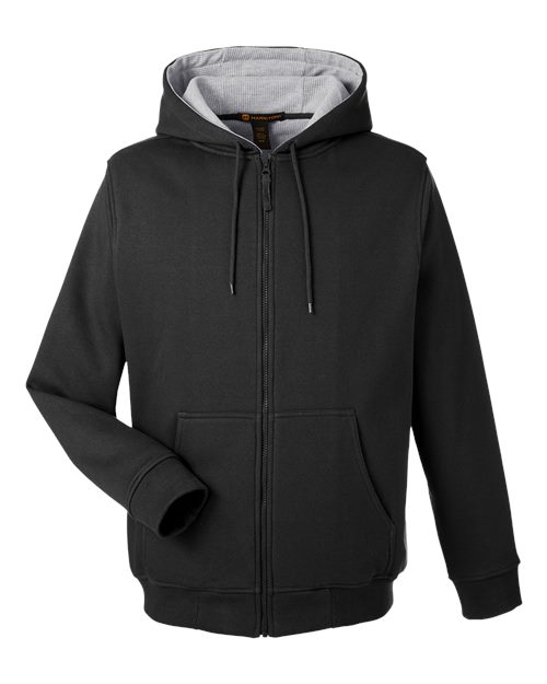 HARRITON UNISEX CLIMABLOC? LINED HEAVYWEIGHT HOODED SWEATSHIRT (M711)