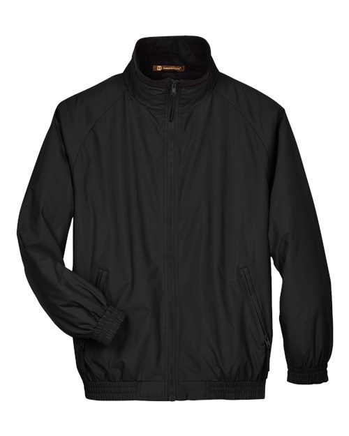 HARRITON UNISEX FLEECE LINED NYLON JACKET (M740)