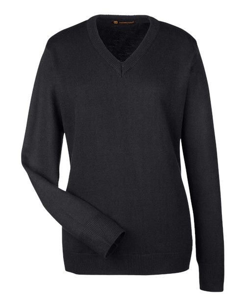 HARRITON WOMEN'S PILBLOC V-NECK SWEATER (M420W)